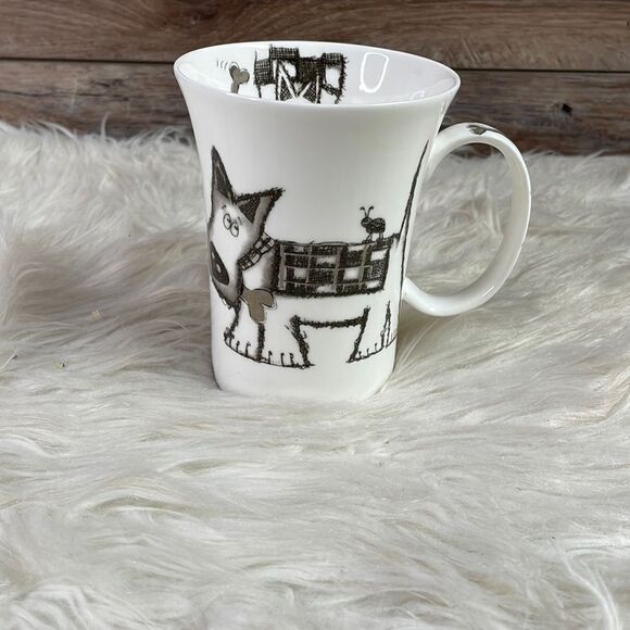 Tayohya Fine Bone China Coffee Cup, Scottish Terrier, 10oz - Picture 3 of 6